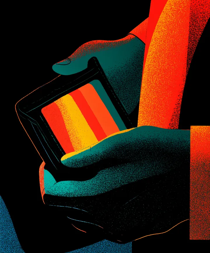 Flat illustration representing self-custody of your wallet and money